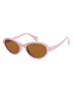SOJOS Ocean Collection Polarized Retro Oval Small Sunglasses Womens Recycled Plastic Frame Eco-Friendly UV400 Echo