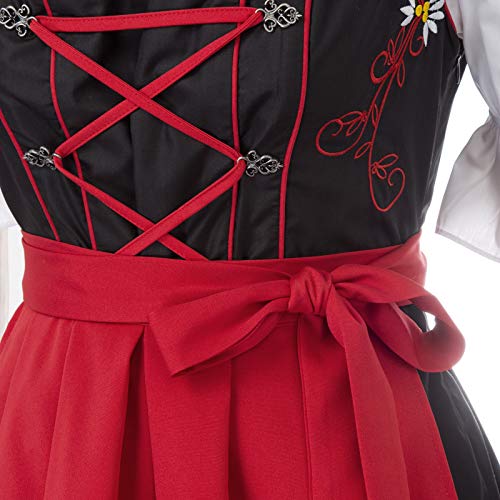 Jasambac Women's Oktoberfest Costumes Plus Size Adult Traditional Bavarian Beer Girl German Dirndl Dress Red Xxl #TOP4