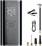 PQWRFBV Compresor Aire Portatil para Seat Leon Arona Ateca Tarraco Alhambra, Compresor de Aire Portátil Coche con Manómetro, Inflador Ruedas Coche Hinchador Electrico, Accesorios Coche