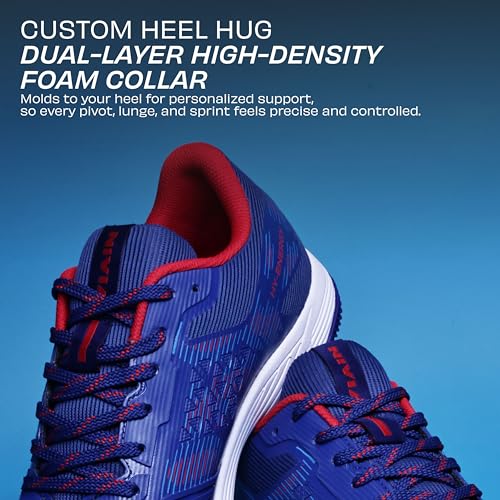 Image of Nivia HY-Energy 2.0 Badminton Shoes for Men, Duofoam Cushion, Breathable Mesh, Non Marking Sole, Ideal for Badminton, Volleyball, Squash, Table Tennis, Pickleball