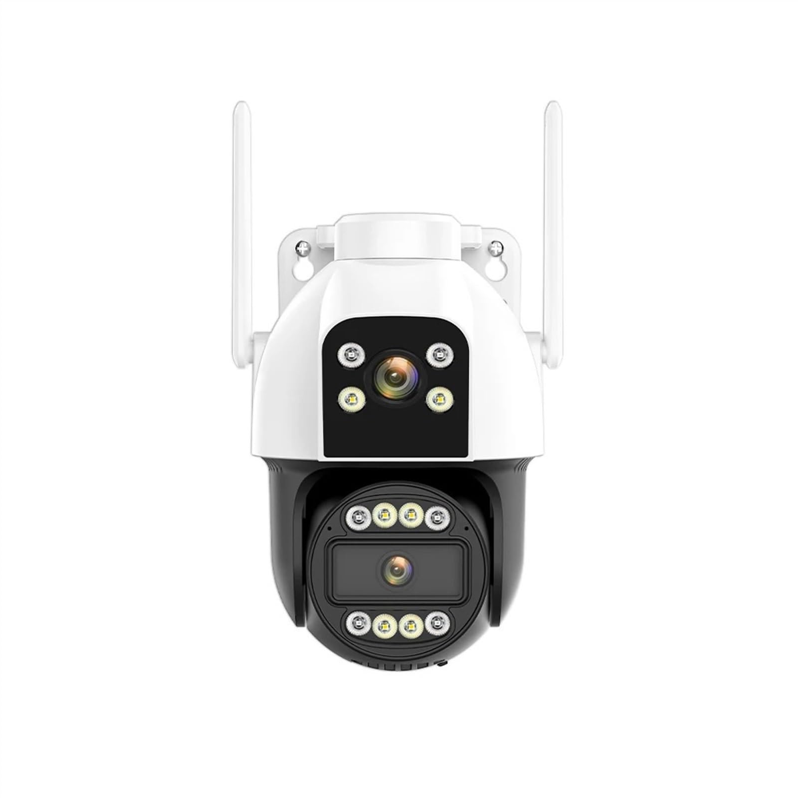 MKHJKIOII Security Camera, 4G SIM Card IP Camera 4K HD 10X Zoom PTZ Three Lens Dual Screen 2K Security Cam Auto Tracking P2P Surveillance(2K WIFI Camera)