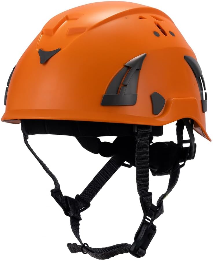 Land Helmets AeroPro Safety Helmet - ANSI/ISEA Z89.1 + EN 12492 & EN397 Type 1 Class C Vented - OSHA Approved - Lightweight, Comfortable Helmet for Arborists, Contractors, & Rescue Teams