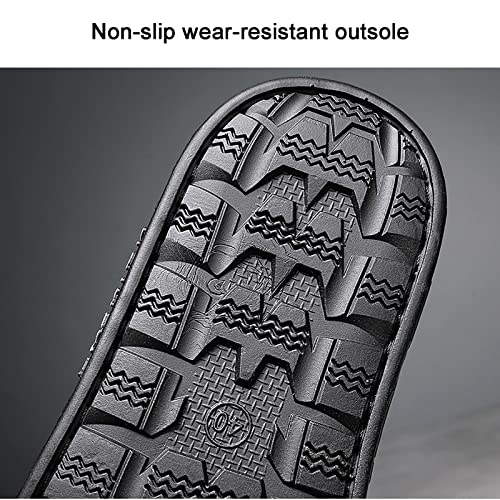 Toe Corrector ls for Men, Summer Comfy Outdoor Beach Leather Slip on Foot Correction Flip Flops, for Plantar Fasciitis Foot Correction l4