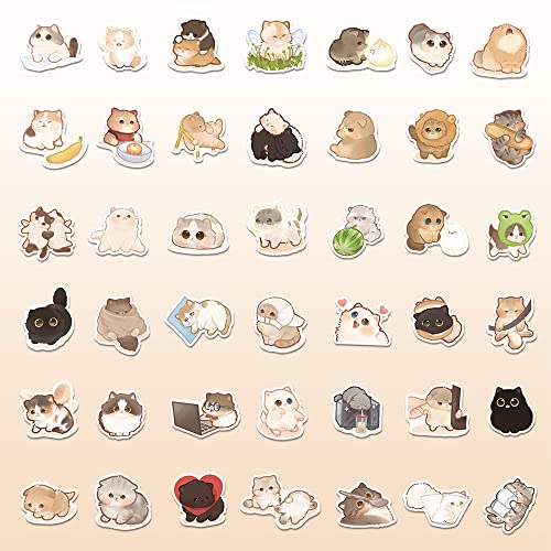 150 Pcs Cute Cat Stickers For Water Bottles| Gift For Kids Teen Birthday Party| Kawaii Stickers Pack|Waterproof Stickers For Water Bottles,Laptop,Phone,Skateboard,Bicycle #TOP2