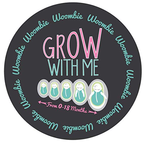 Image of Woombie Grow with Me Air Baby Swaddle, Convertible Swaddle Fits 0-9 Months, Expands to Wearable Blanket for up to 18 Months, Mod Roses