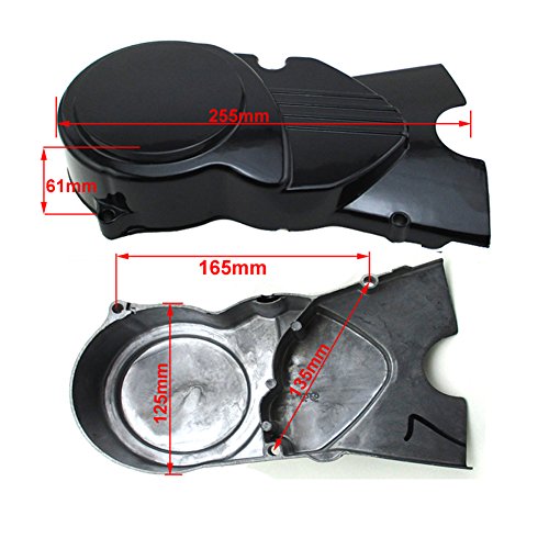 Tc-Motor Black Left Engine Stator Cover For Chinese 50Cc 70Cc 90Cc 110Cc 125Cc Dirt Pit Bike Crf50 Xr50 Ssr Thumpstar Apollo Stomp Pitster Pro Taotao Coolster Roketa #TOP5