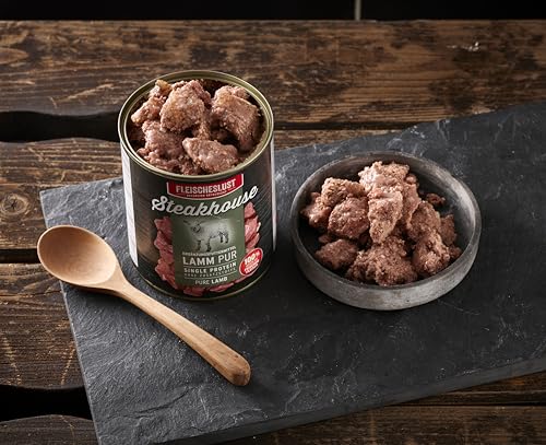 Fleischeslust Steakhouse Lamm pur Dose (1 x 800 Gramm)
