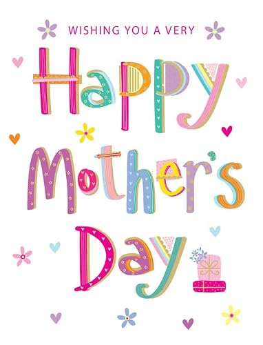 Mother's Day Card, Wishing You a Very Happy Mother's Day - 8 x 6 inches - Regal Publishing