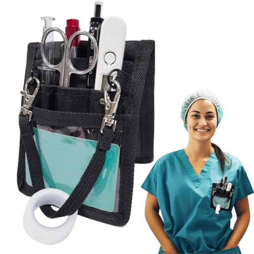 ROKZELT Salvabolsillos Enfermeria | Bolsillo Enfermera Organizador | Ideal para Enfermera - Salvabolsillos Enfermeria + Organizador de Bolsillo | Accesorios para Enfermera En Apuros