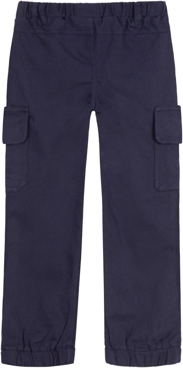 Mud Kingdom Boys Cargo Joggers Pant Elastic Waist with Hoop Pull On Outdoor Woven with Pockets - Image 2