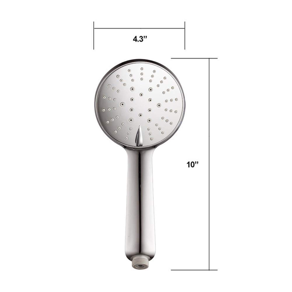 Soffione doccia con doccetta, kit soffione doccia con tubo, attacco universale con 3 modalità di spruzzo regolabili, per bagno doccia