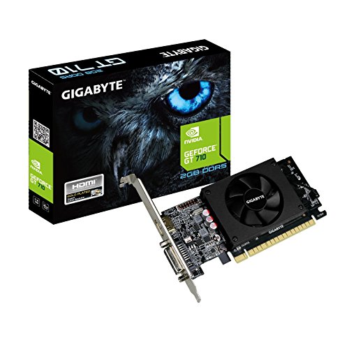 Gigabyte GeForce GT 710 Grafikkarten (2 GB, unterstützt PCI Express 2.0 X8...