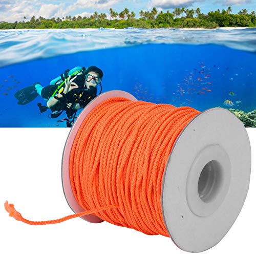 150 Ft Finger Reel Diving Tech Spool Reel Scuba Diving Finger Spool Underwater Scuba Reel Dive Reel Snorkeling Scuba Finger Spool Diving Tools 150Ft Diving Line, Orange #TOP3