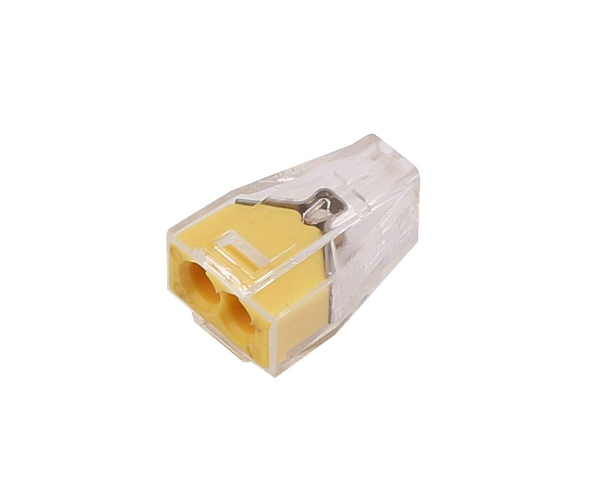 2 Port Electrical Push Wire Cable Connector Pushin Conductor Wall Nuts