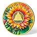 Sunflower Serenity Prayer Sobriety Coin Challenge Coin AA Medallion Recovery Chip with Triquetra Symbol (1 Year)