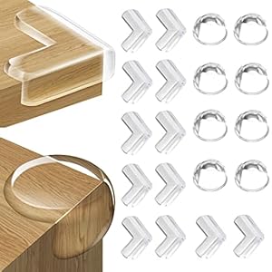 Fuhomi FUHO6 20 Stück Eckenschutz & Kantenschutz Transparent