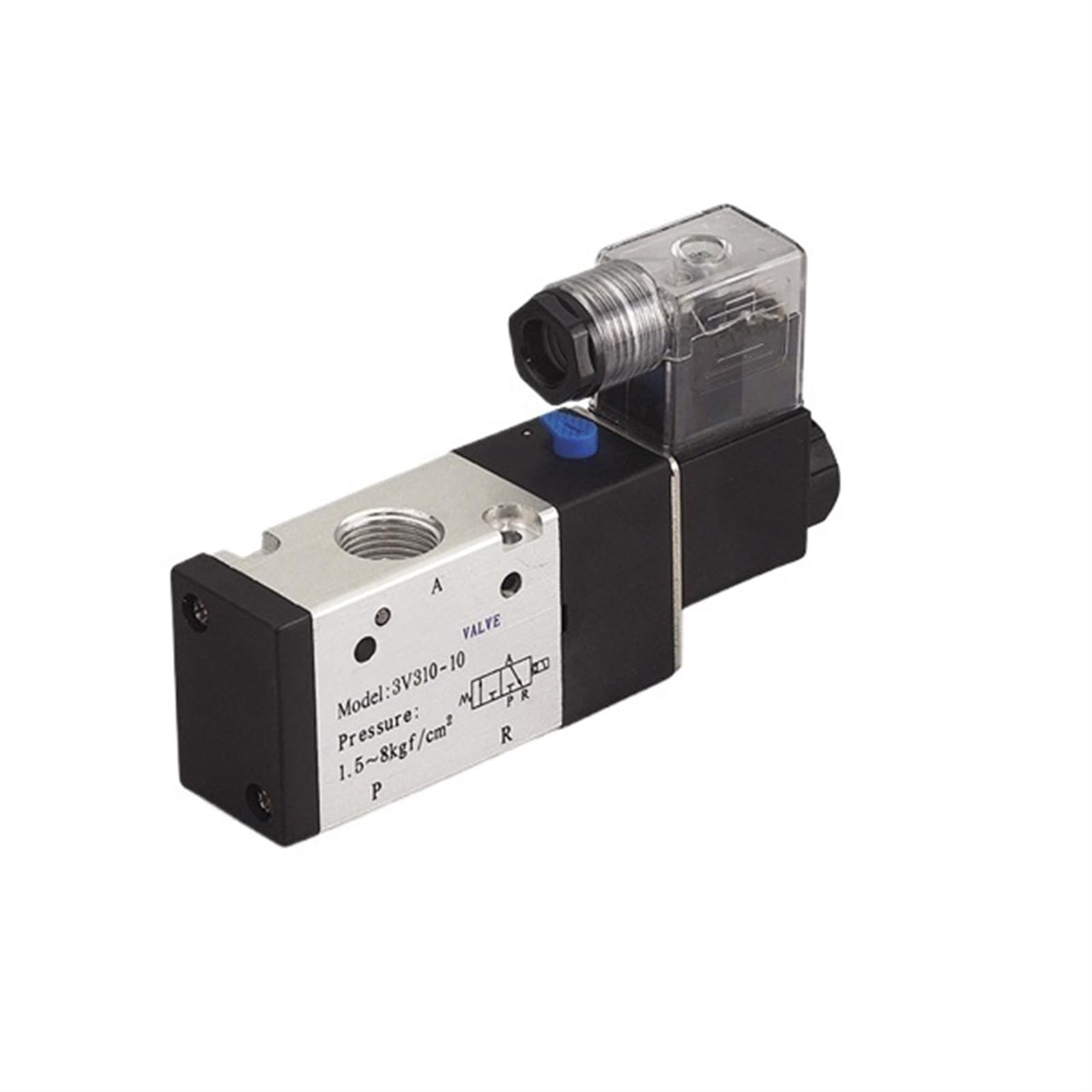 IEUMJNAT 1PCS Pneumatic valve solenoid 3V310-10-NO Normally open DC12V 24V AC220V 3/8" 3 port 2 position 3/2 way(AC220V)