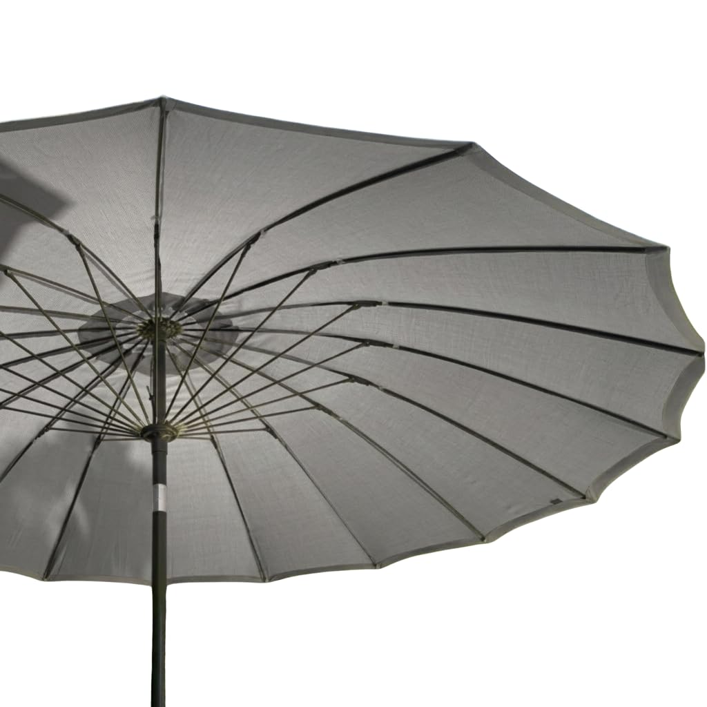 2.7m Shanghai Crank & Tilt Garden Parasol - Grey