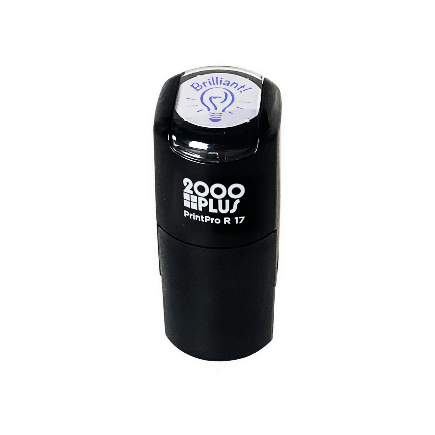Brilliant Light Bulb Stamp / 2000 Plus Self Inking Teacher Student Reward Stamper / 9/16" Small Blue Imprint Planner Classroom Worksheet Stamp