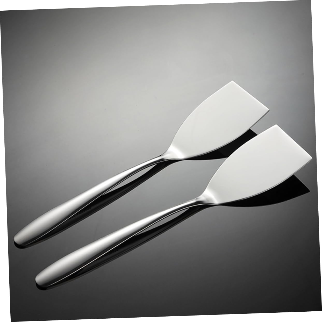 POPETPOP 3 Set Spatola Inossidabile per Utensile per Bistecche E Altri Alimenti Resistente E Facile da Usare 2 Pezzi*3