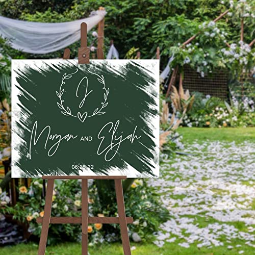 Panneau mariage personnalisé calligraphie 50x75 cm décor de réception