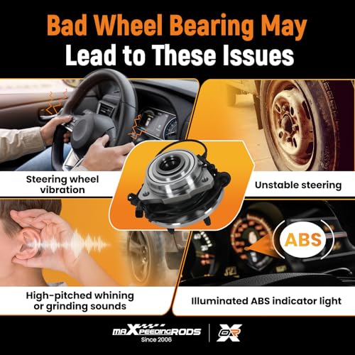 maXpeedingrods 513177 Front Right Wheel Bearing and Hub Assembly 5 Lugs by maXpeedingrods - Used condition - Image 6