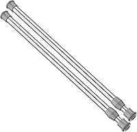 Vista 36 de AIZESI Varillas de cortina de tensión de resorte Barra de tensión corta (blanco, 8" a 12"-2Pcs)