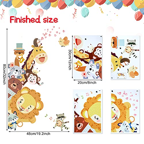 Vinilos Decorativos para Niños Safari y Animales 2 Piezas miniatura 4