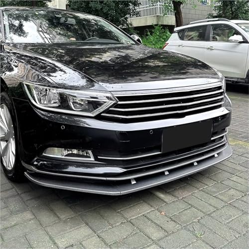 Diffuseur de lèvre de pare-chocs avant Passat B8 finition premium gloss black