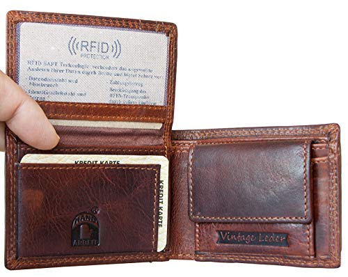 Very Small Pocket Size RFID Genuine Leather Wallet Whole Made of a Cowhide3