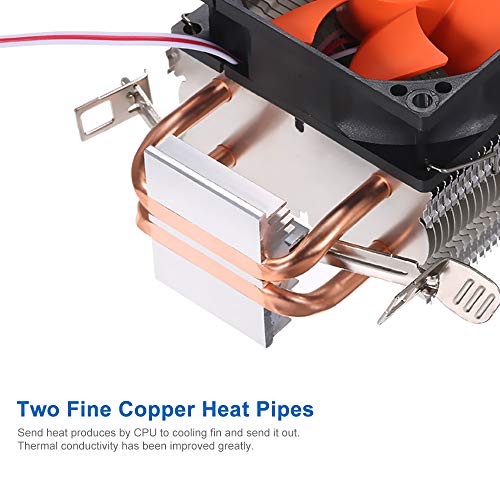 Resfriador, Andoer Ventiladores do tubo de calor do cooler da CPU hidráulica Substituição silenciosa