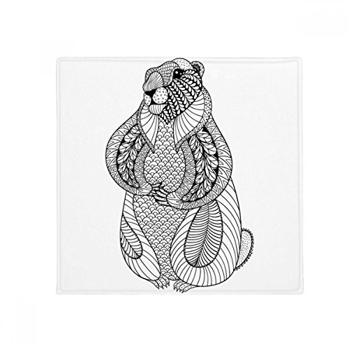 Souris Image Tapis de Sol Anti-Slip DIYthinker 80x80cm