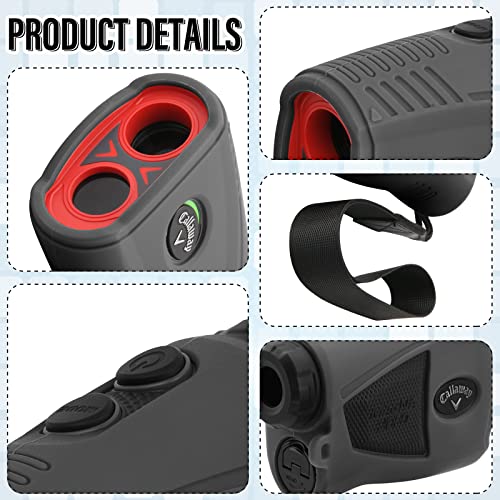 Xxerciz Golf Rangefinder Case Compatible with Callaway 300 Pro Laser Golf Rangefinder, Soft Durable Silicone Golf Rangefinder Shell Cover for Golfer
