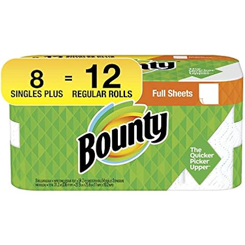 Bounty, Giant Roll Full Sheet, 8 Count Cover