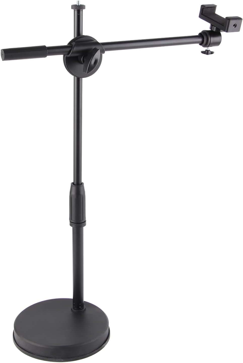 Desktop Photography Phone Holder, Arm Bracket Stand Extendable Cell Phone Tripod Stand for Photo Video Fill Light
