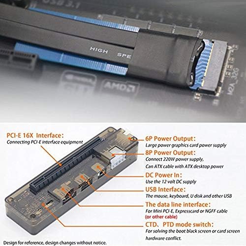 Professional V8.0 EXP GDC Beast Laptop External Independent Video Card Dock Mini PCI-E Graphics Card for Notebook