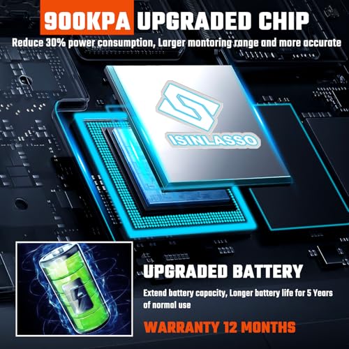 image for ISINLASSO TPMS Sensor, 433 MHz Tire Pressure Sensors Fit for Chrysler 