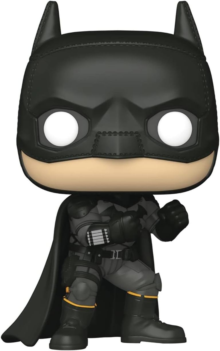 POP DC Heroes: The Batman - Batman Funko Pop| Vinyl Figure (Bundled with Compatible Pop Box Protector Case), Multicolor, 3.75 inches