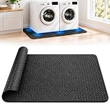 Foldable Anti-Vibration Mat for Washer Dryer, 63' x 30'
