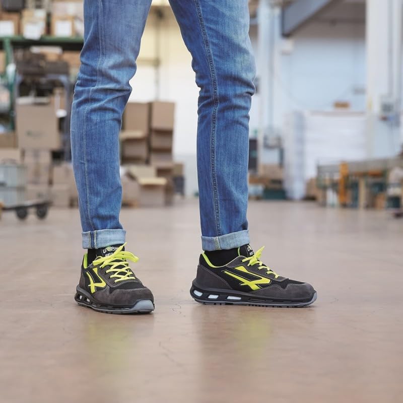 Baskets de sécurité basses U-Power Yellow S1P SRC chaussures de travail légères - 2