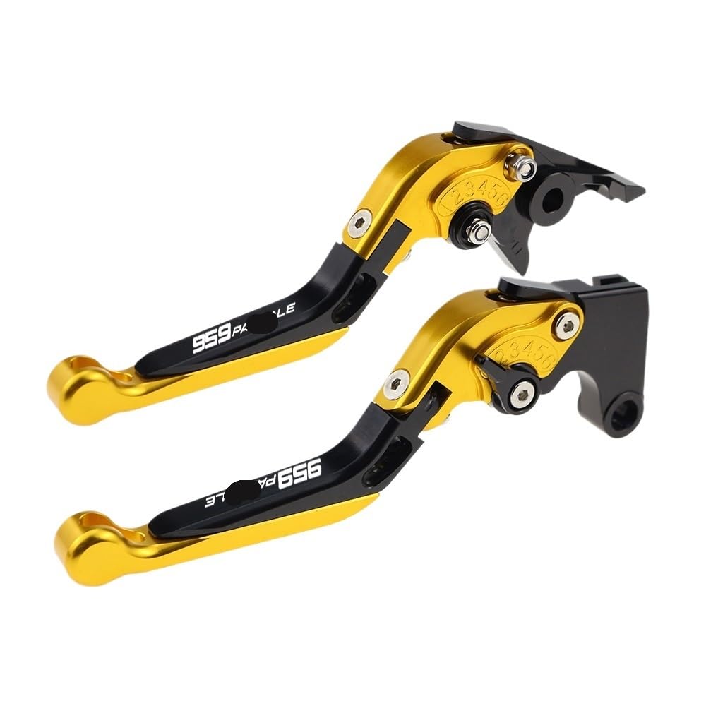 Pliqvbn Color T Clutch Brake Shafts Motorcycle Accessories Folding Extendable Brake Clutch Levers Adjustable Handle Set For 959 For Panigale 2016-2021