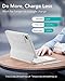 ESR iPad Air 11 Inch Case with Keyboard (M3/M2, 2025/2024) & iPad Pro 11/Air 5th/4th Gen Keyboard, Easy-Set Magnetic Stand, Portrait/Raised Modes, with Removable Protective Case, White