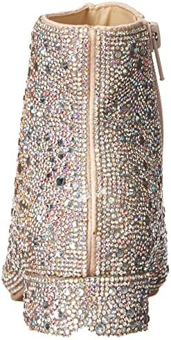Betsey Johnson Girls Sb-Cady Ankle Boot, Silver, 4 Big Kid | Image 2