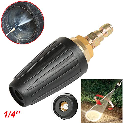 housesweet Buse Turbo pour nettoyeurs Haute Pression, 3000 PSI, buse de pulvérisation Turbo rotative 4.0GPM