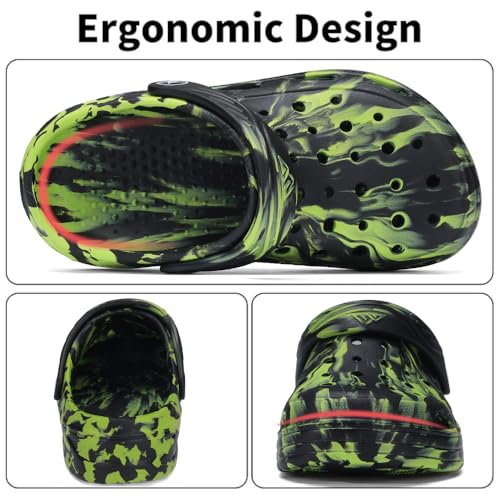 Image of Boy Girls Comfortable Garden Clogs | Slip-On Mules Slides Sandals Beach Slipper for Little /Big Kid