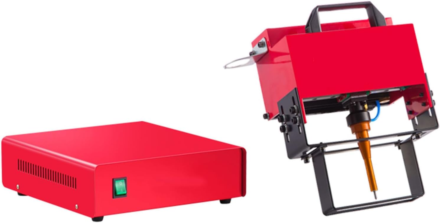 Pneumatic Dot Pin Marking Machine,Metal Marking and Engraving Machine,Suitable for Vin Code Chassis Number Kit,Mtype100*20mm-110V