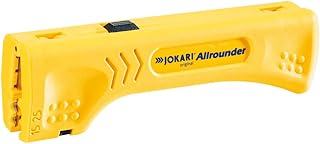 JOKARI 30900 Allrounder Cable Stripper for Multiple Round and Flat Cables, Yellow Price In India