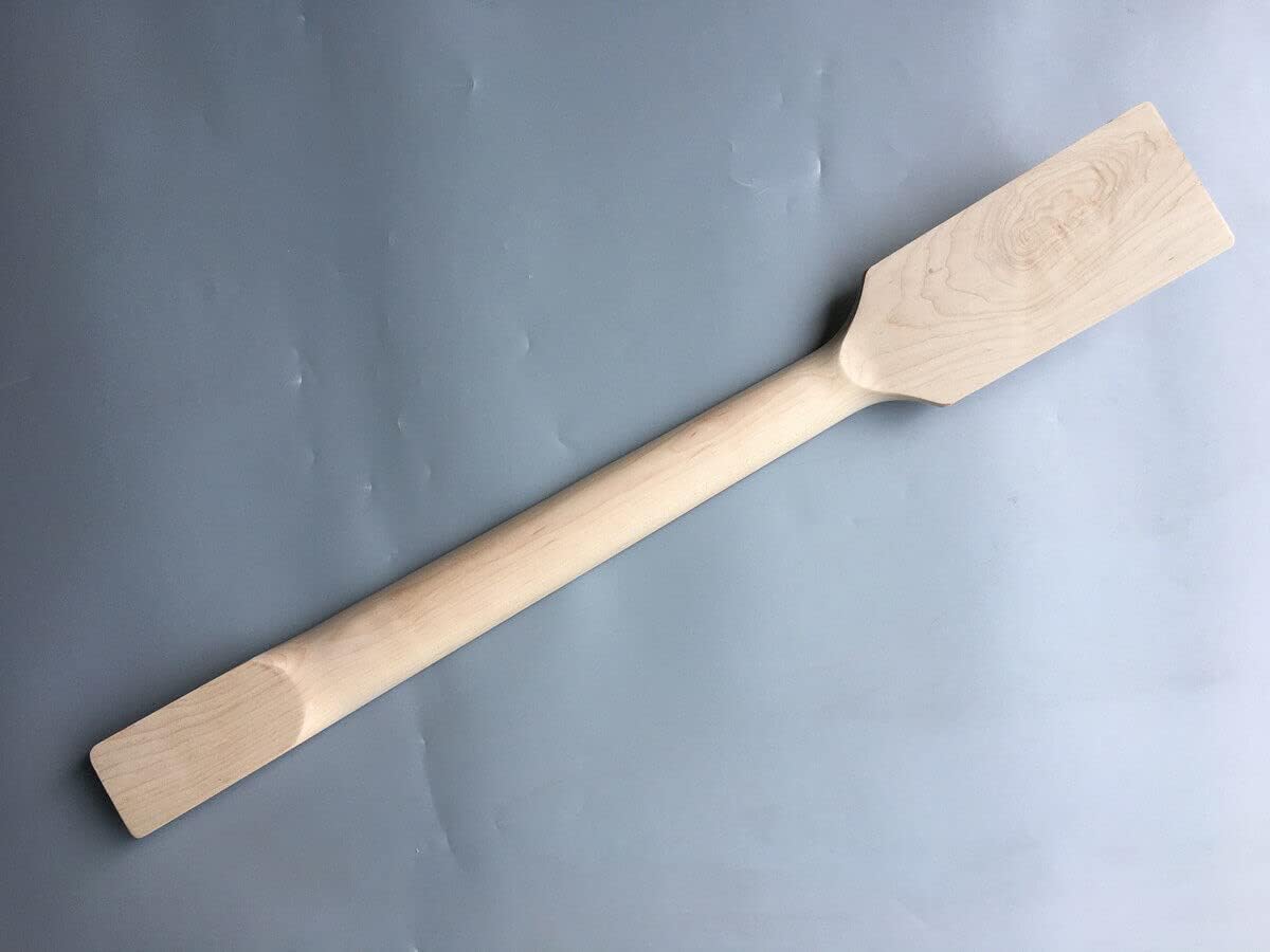 Maple Electric Guitar Neck 22 Fret 25.5inch Ebony Fretboard Paddle Head Bolt on heel Electric Guitar Neck Replacement