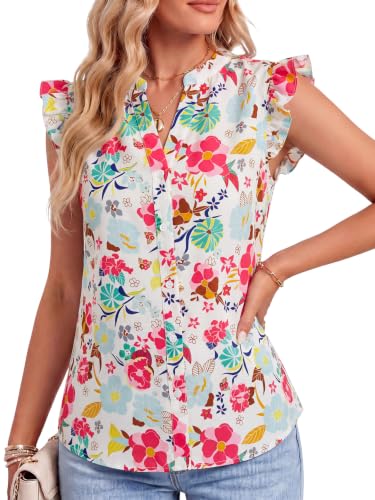 Image of Women's Dressy Striped V Neck Blouse