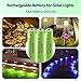 GENYESTAR Ni-MH Rechargeable AAA Batteries, Triple A 600mAh 1.2V Pre-Charged Solar Light Battery for Solar Outdoor Garden Landscaping Lights Lantern Household Devices, 4 Pack,